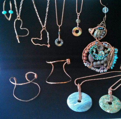 Coppery Christmas jewelry 2015